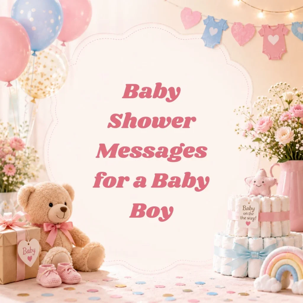 Baby Shower Messages for a Baby Boy