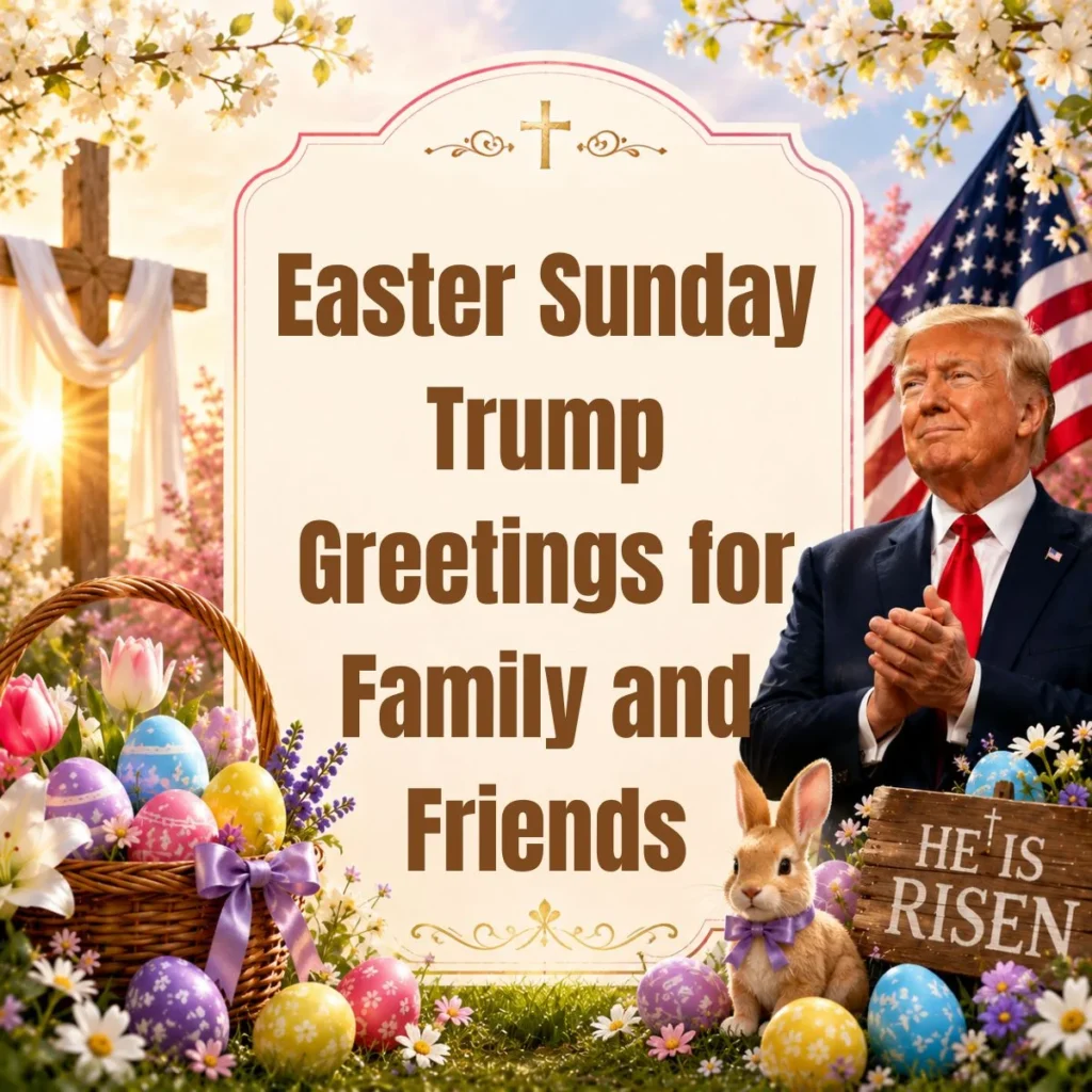 Easter Sunday Trump Greetings for Family and Friends