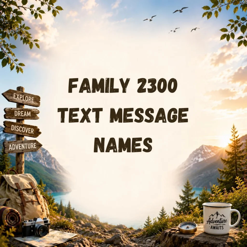 Family 2300 Text Message Names