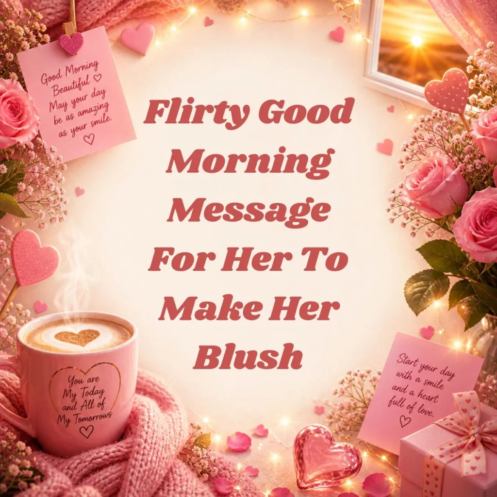 Flirty Good Morning Message For Her To Make Her Blush