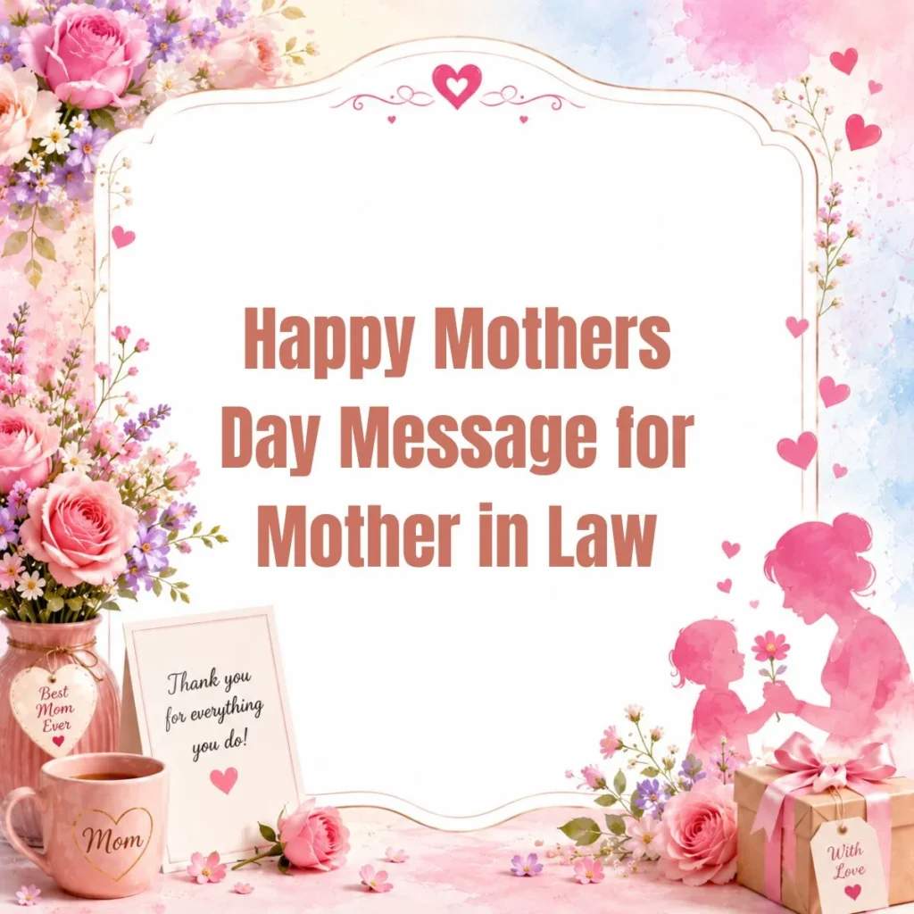Happy Mothers Day Message for Mother in Law