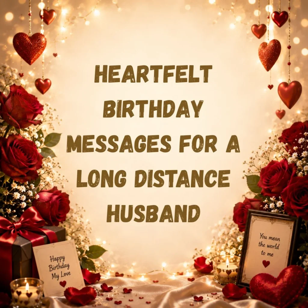 Heartfelt Birthday Messages For A Long Distance Husband