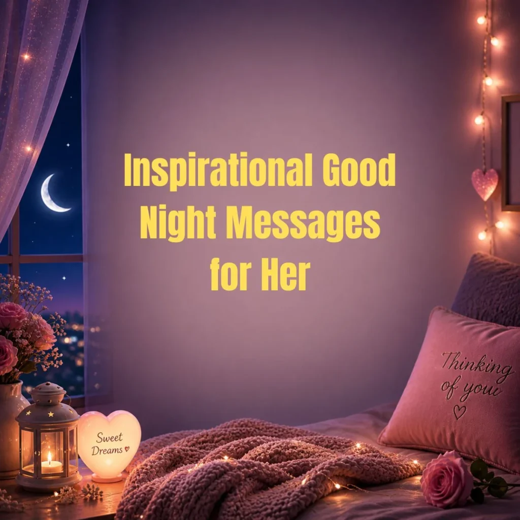 Inspirational Good Night Messages for Her