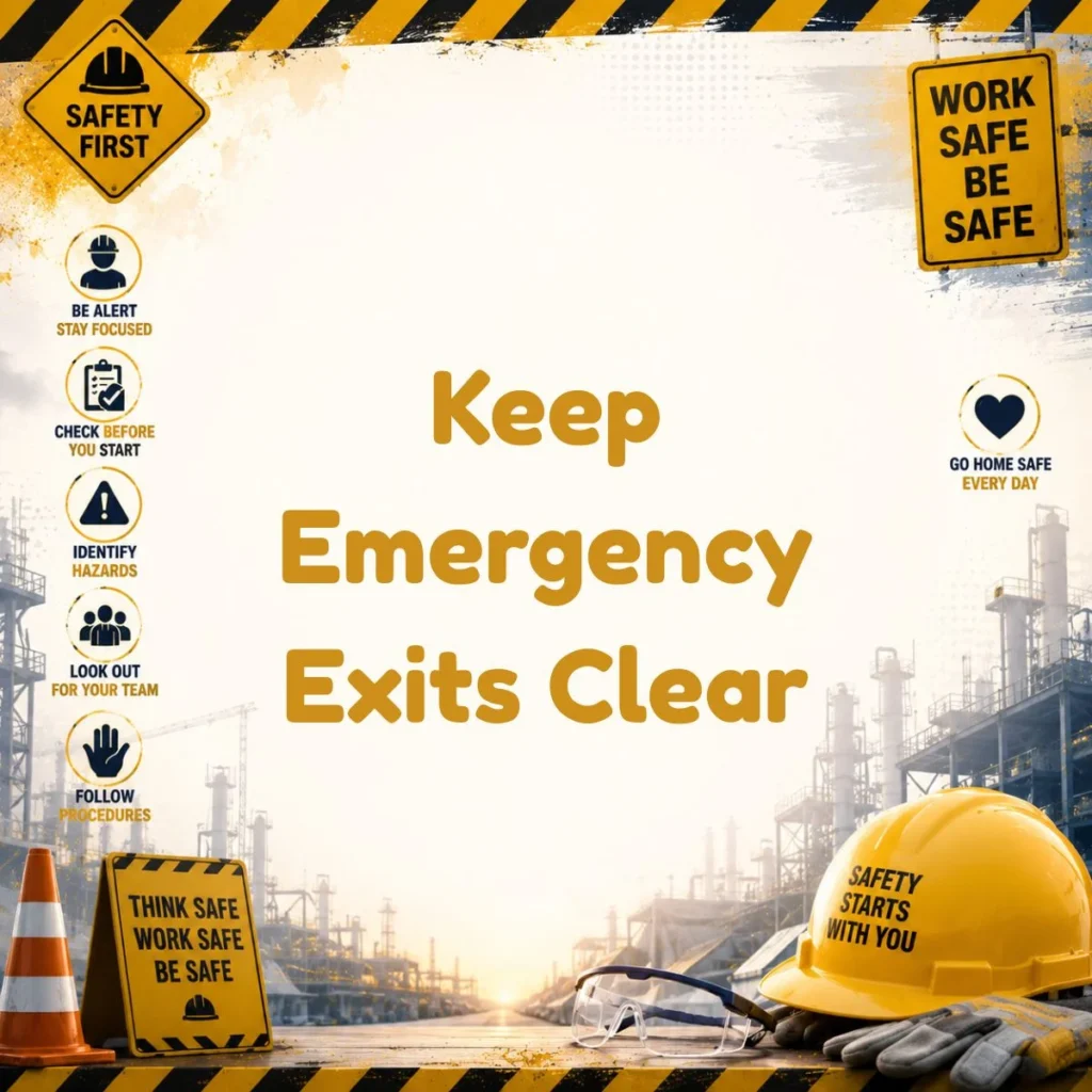 Keep Emergency Exits Clear