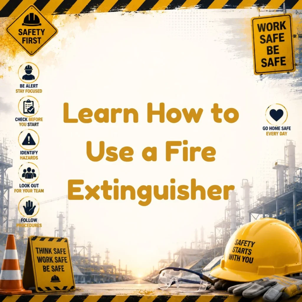 Learn How to Use a Fire Extinguisher