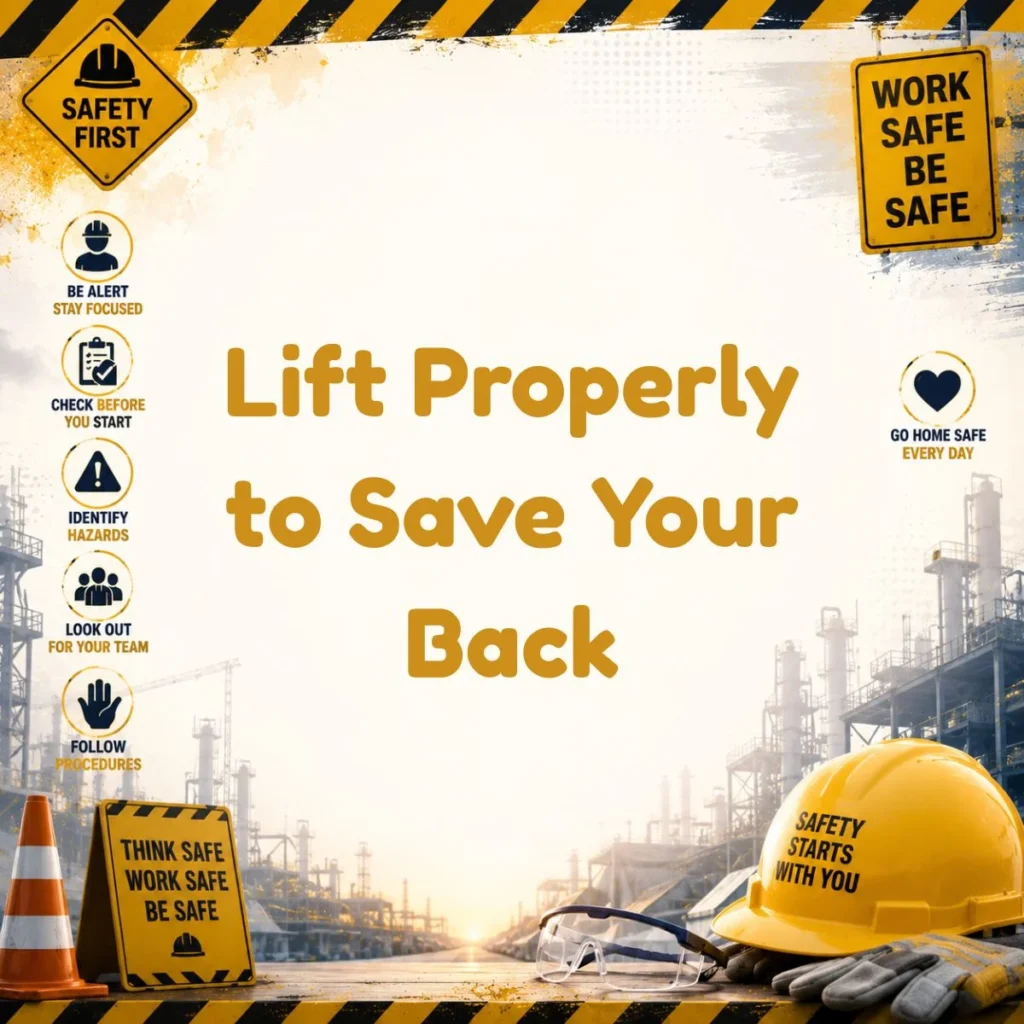Lift Properly to Save Your Back