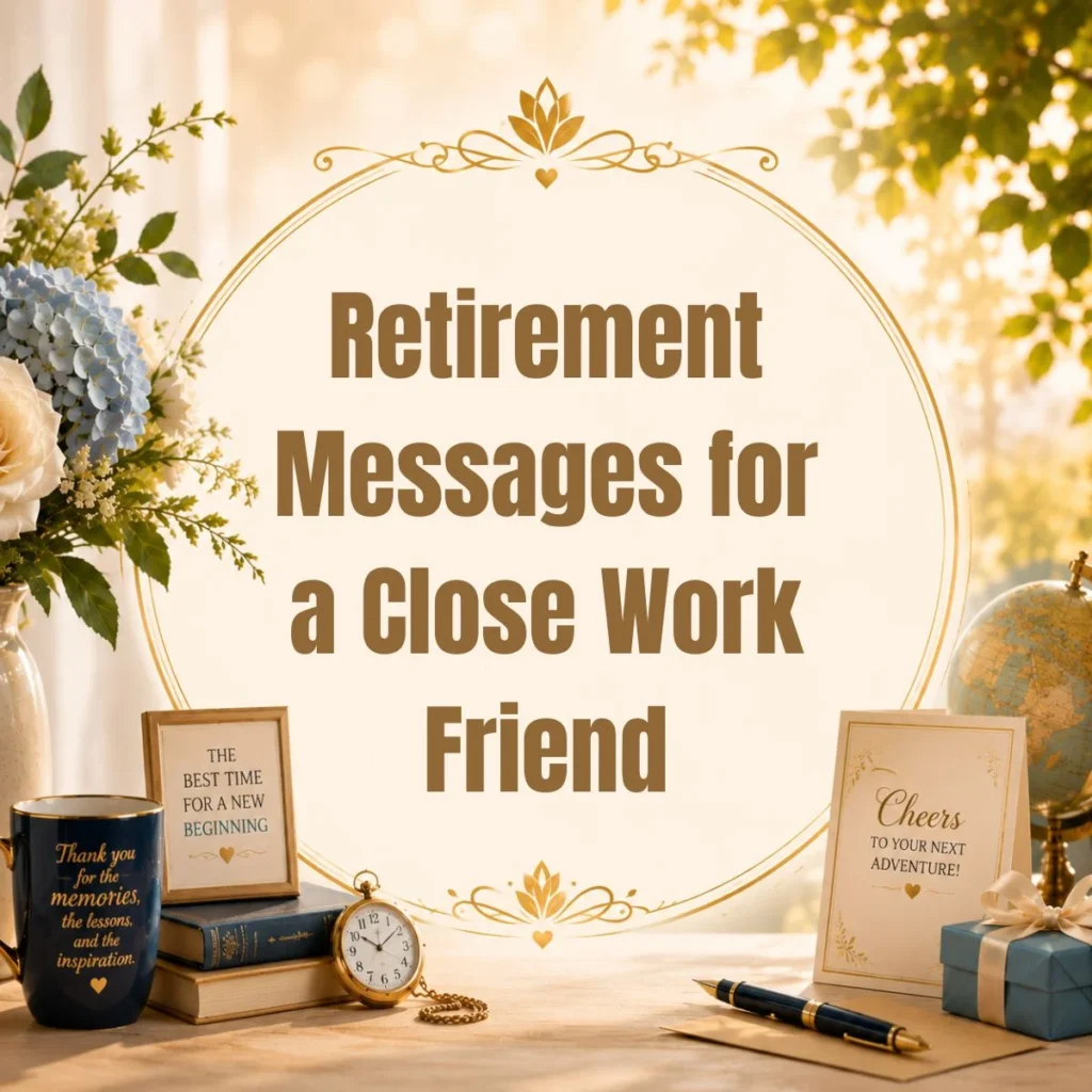 Retirement Messages for a Close Work Friend