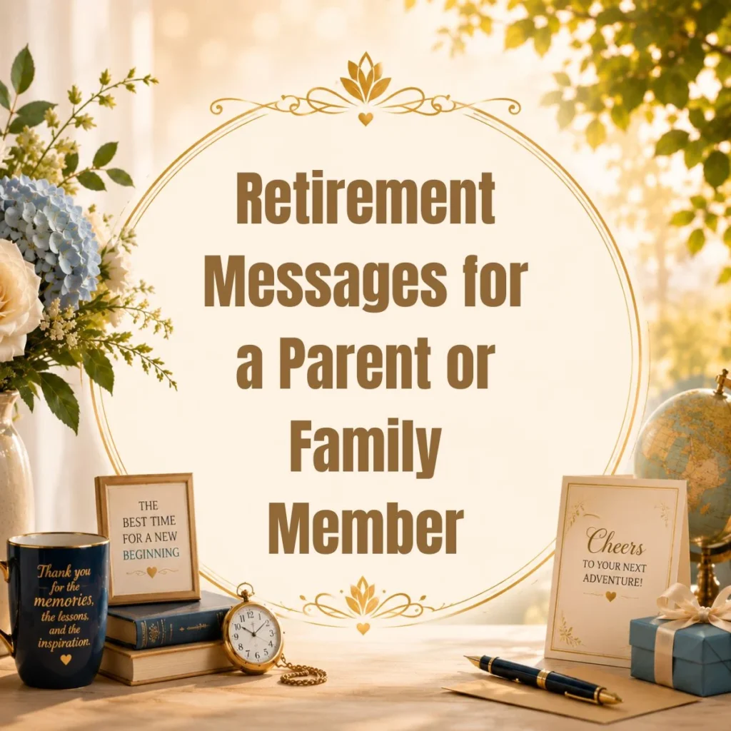 Retirement Messages for a Parent or Family Member