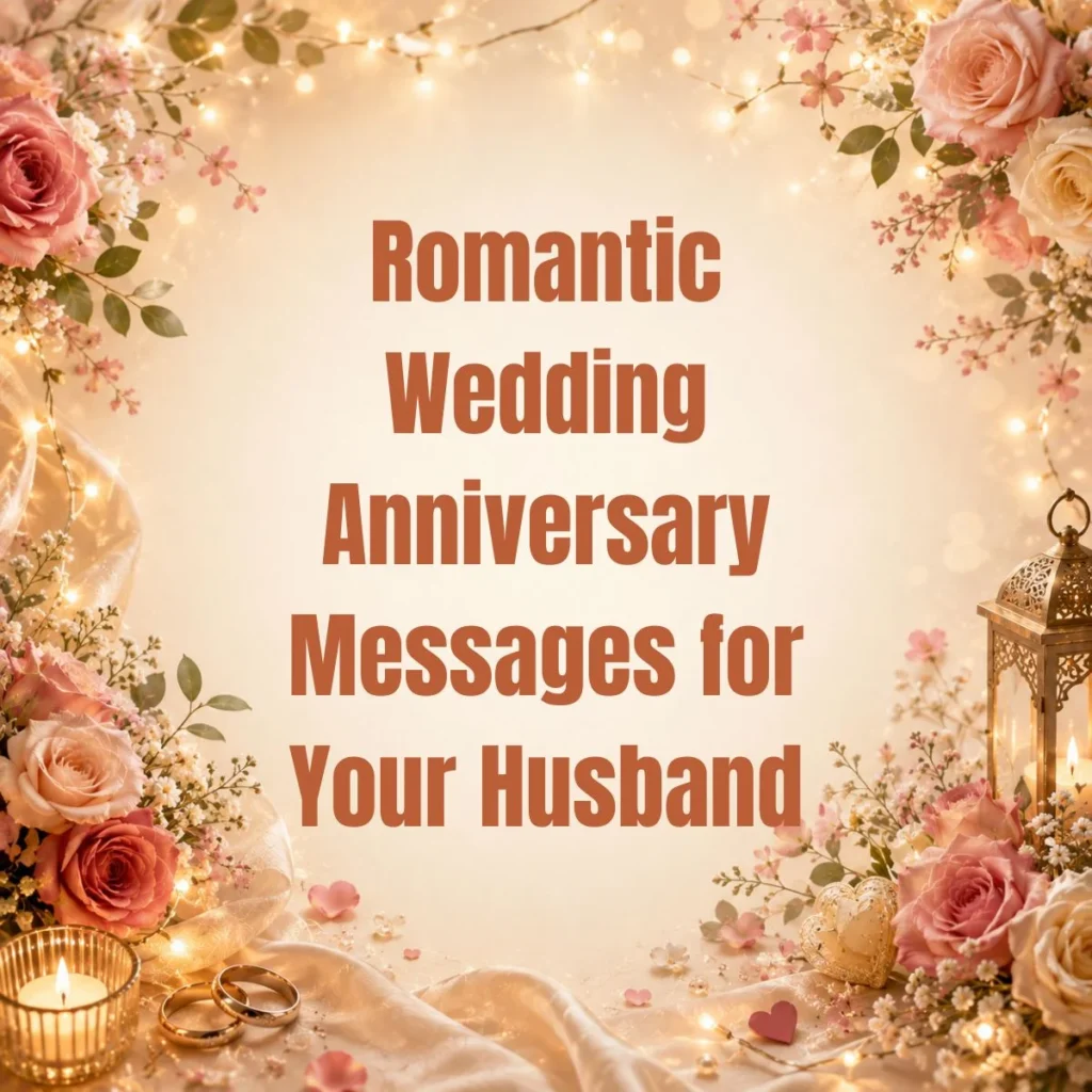 Romantic Wedding Anniversary Messages for Your Husband