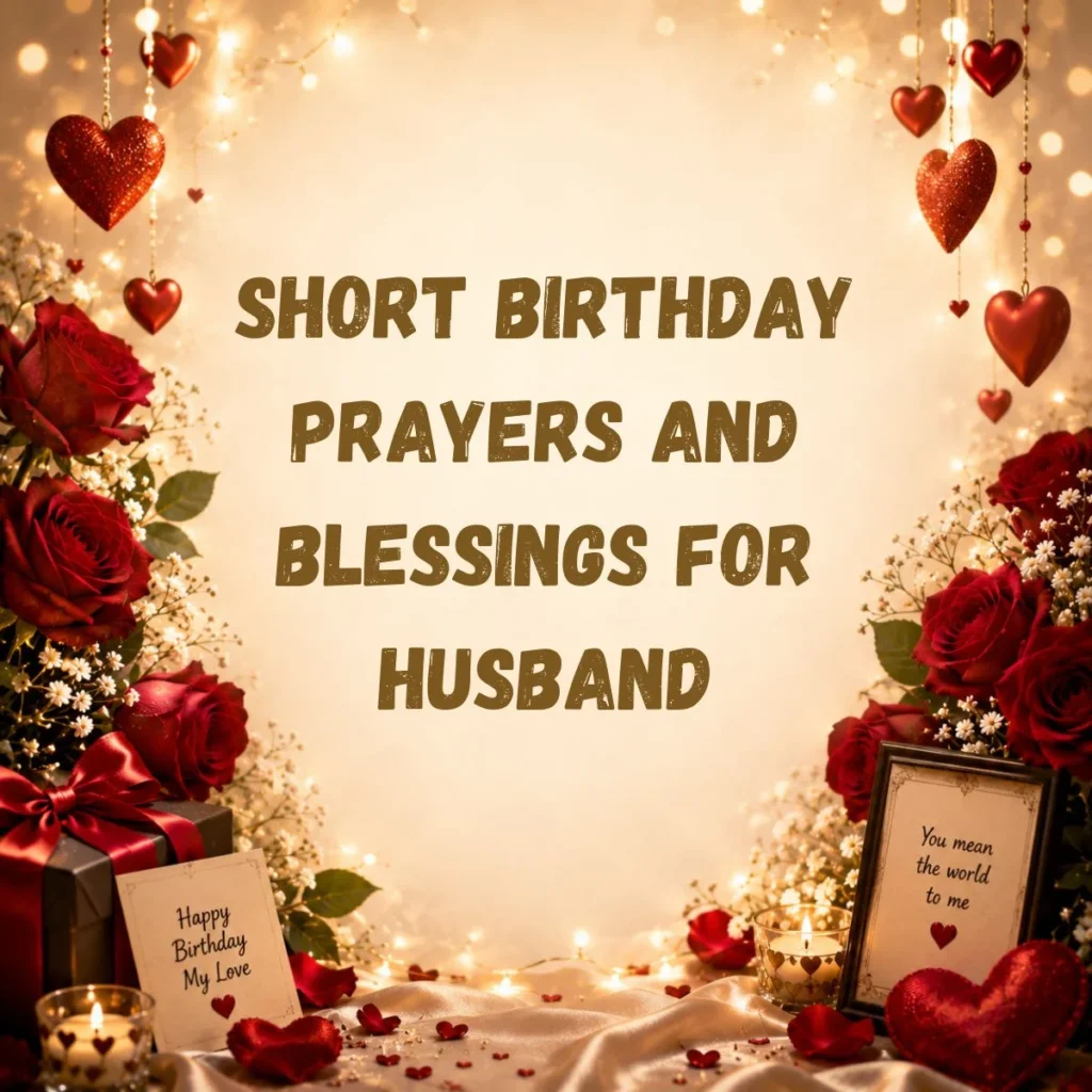 Short Birthday Prayers And Blessings For Husband