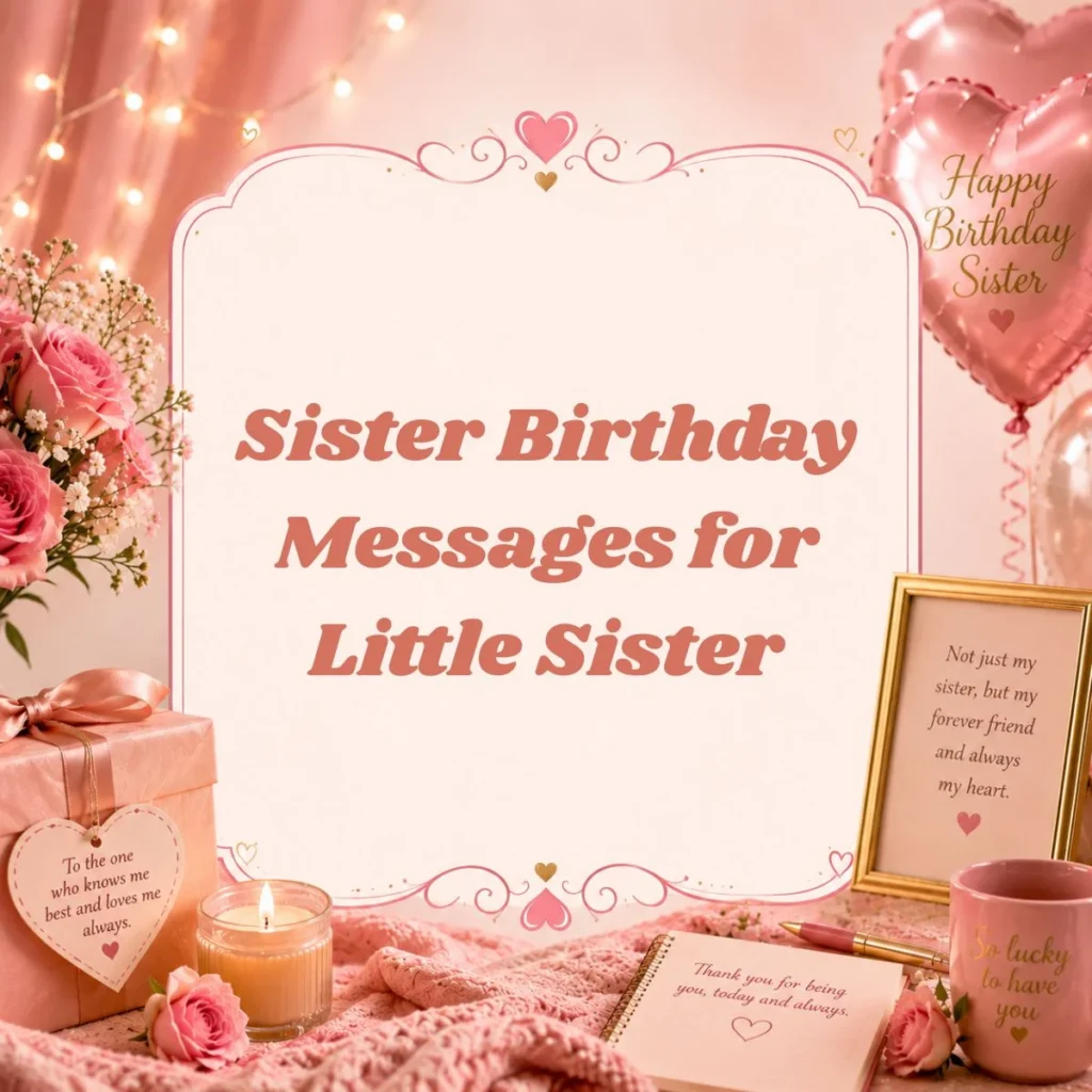 Sister Birthday Messages for Little Sister