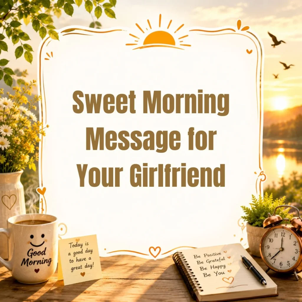 Sweet Morning Message for Your Girlfriend