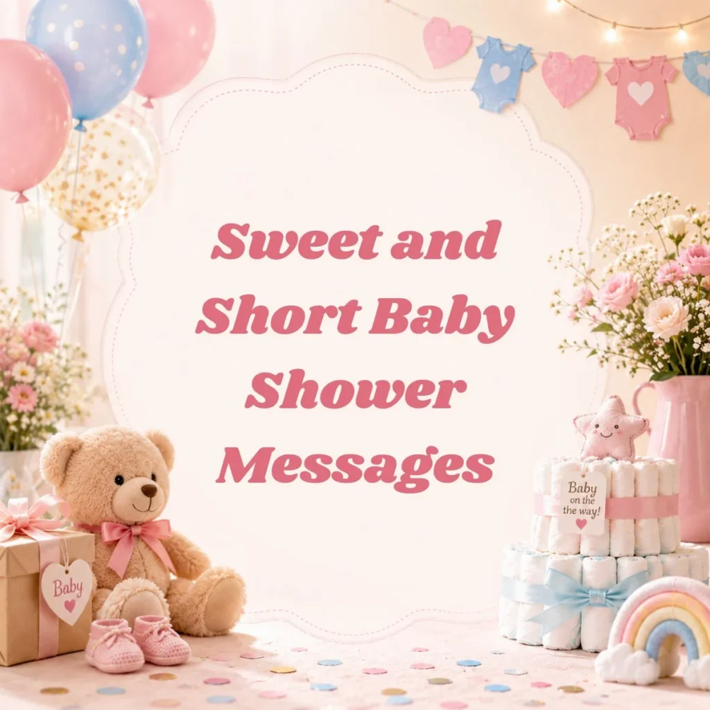 Sweet and Short Baby Shower Messages