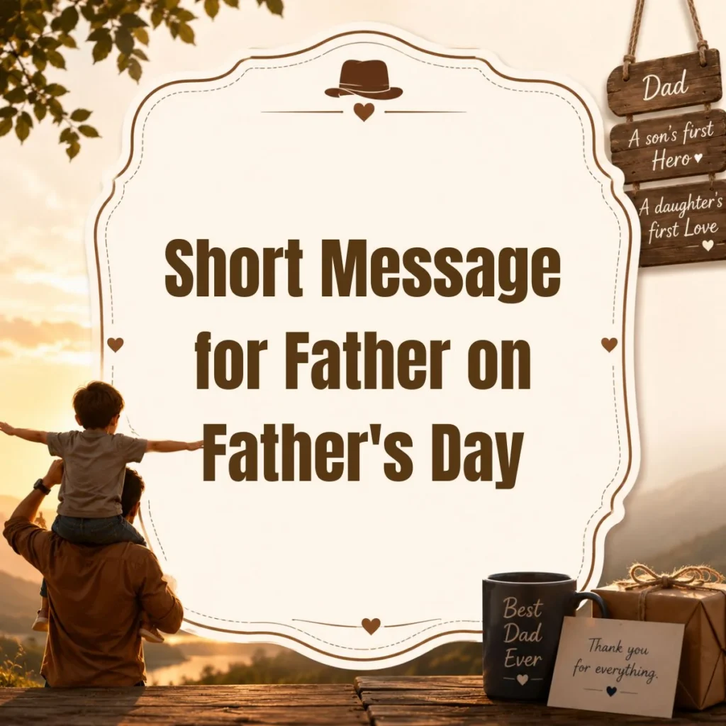 Short Message for Father on Father's Day