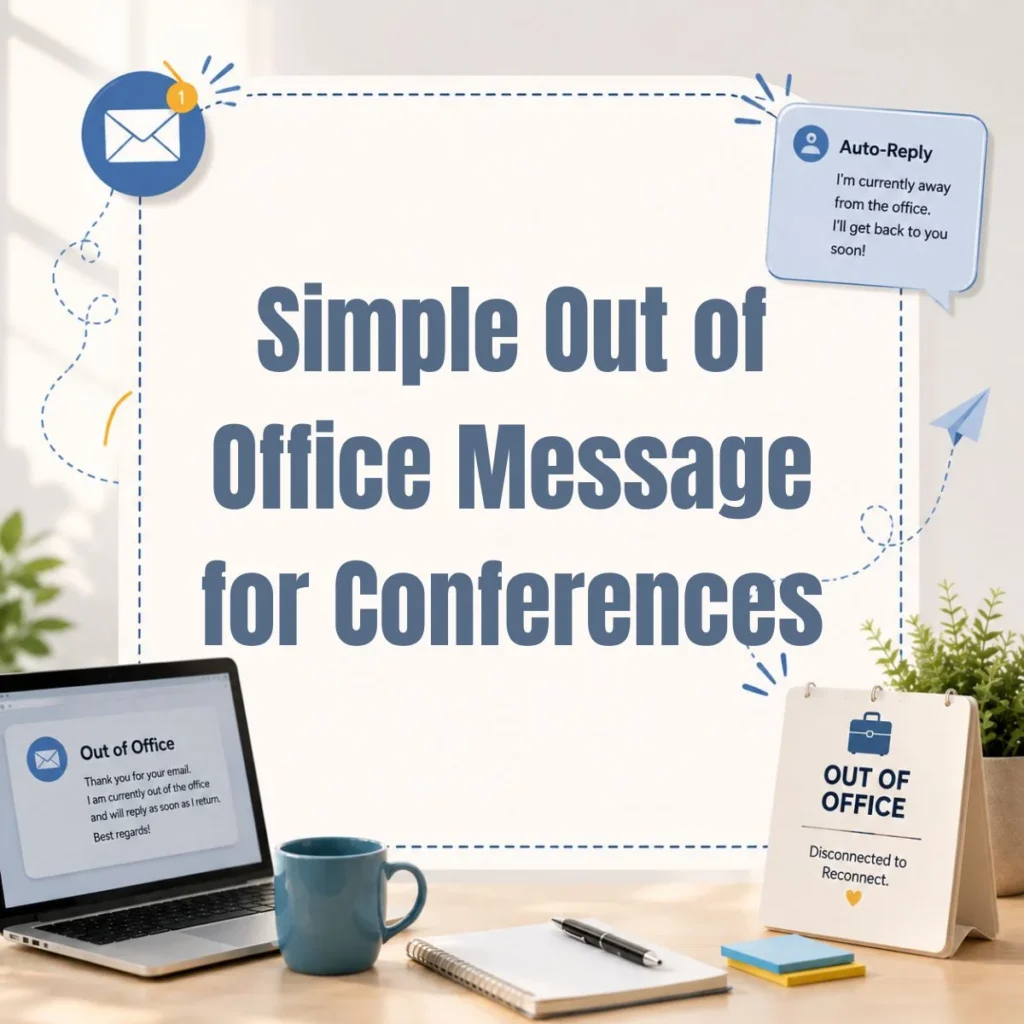Simple Out of Office Message for Conferences