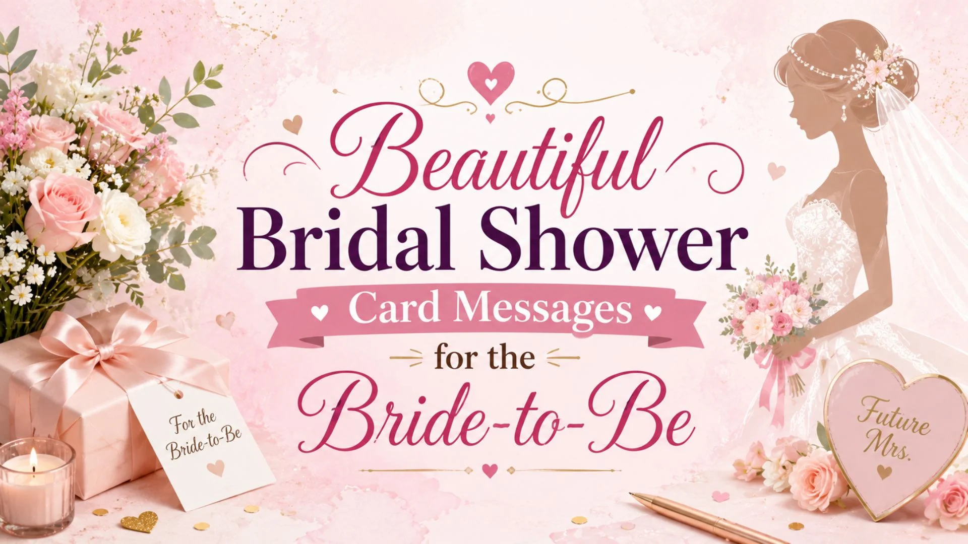 Beautiful Bridal Shower Card Messages for the Bride-to-Be