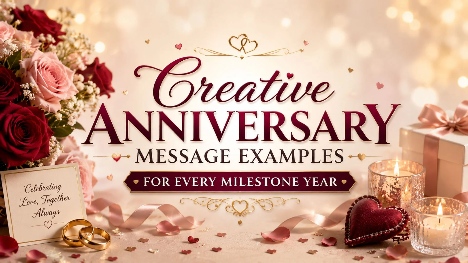 Creative Anniversary Message Examples for Every Milestone Year