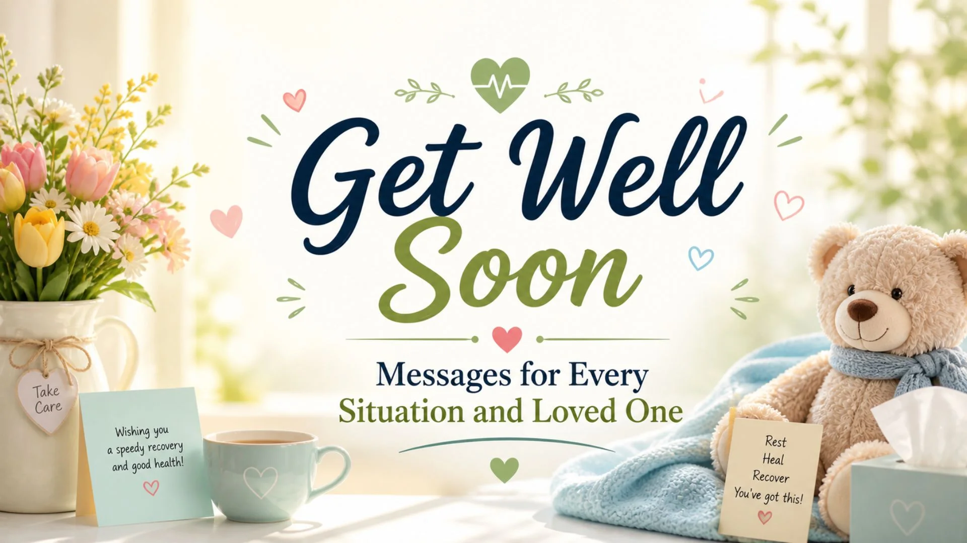 Get Well Soon Messages for Every Situation and Loved One