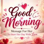 Good Morning Message For Her To Start Her Day With Love