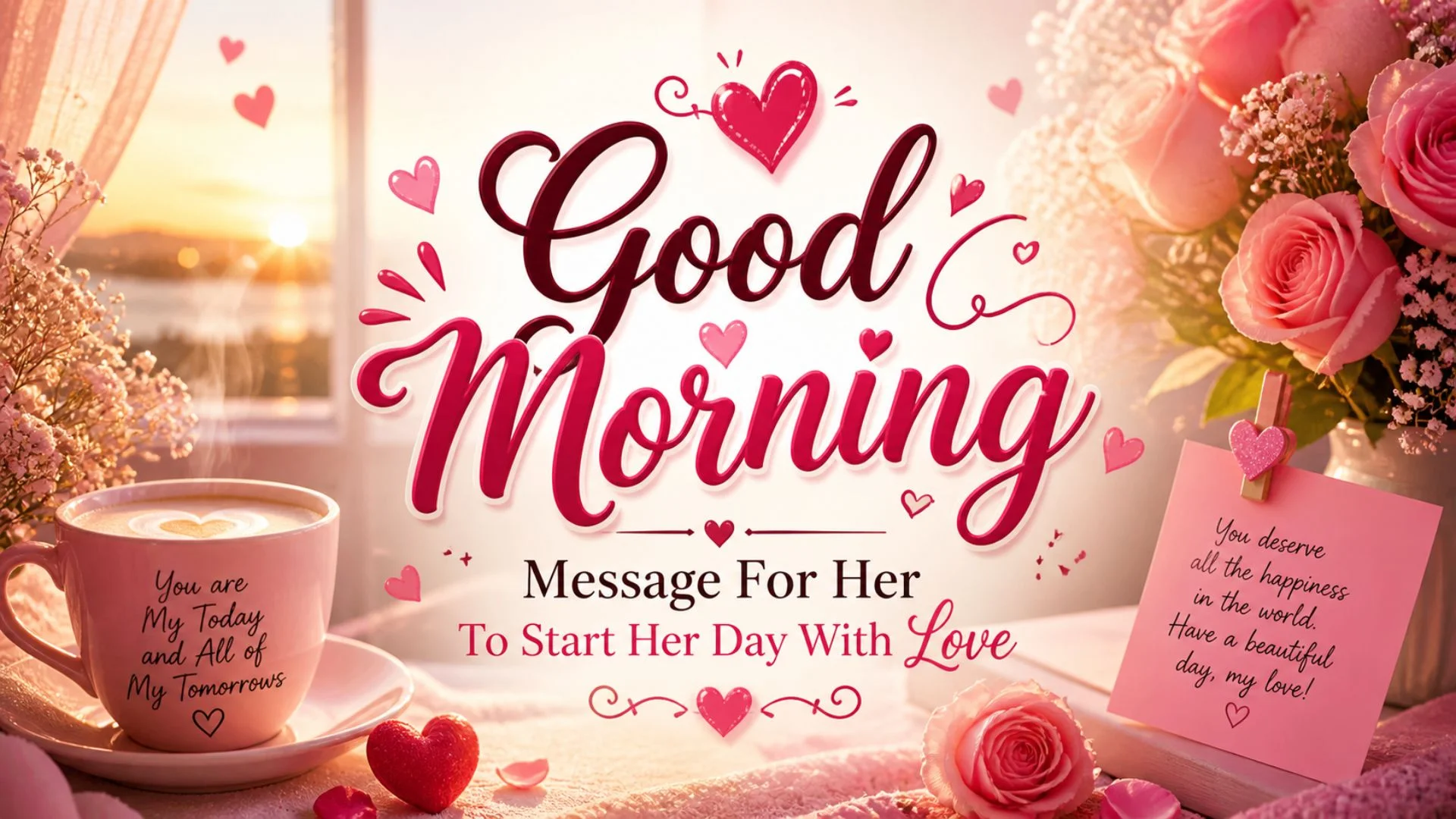Good Morning Message For Her To Start Her Day With Love