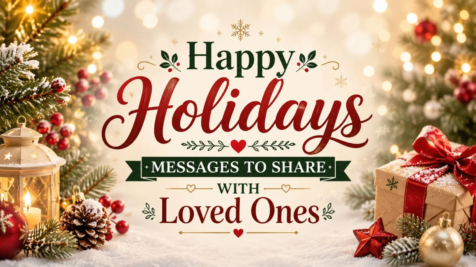 Happy Holidays Messages to Share with Loved Ones
