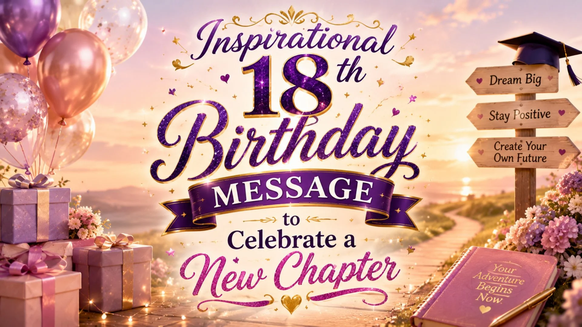 Inspirational 18th Birthday Message to Celebrate a New Chapter