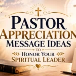 Pastor Appreciation Message Ideas to Honor Your Spiritual Leader