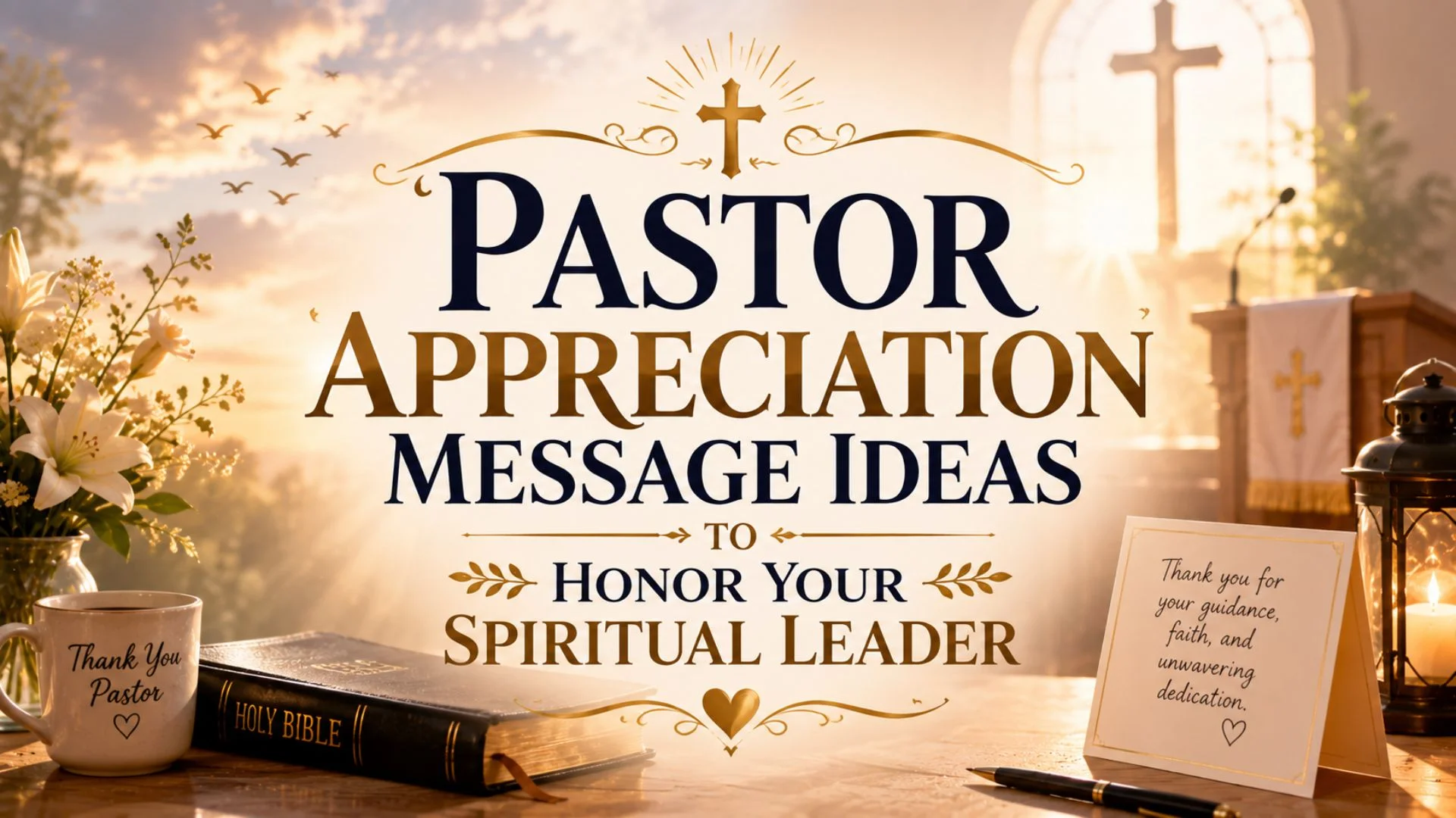 Pastor Appreciation Message Ideas to Honor Your Spiritual Leader