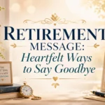 Retirement Message Heartfelt Ways to Say Goodbye