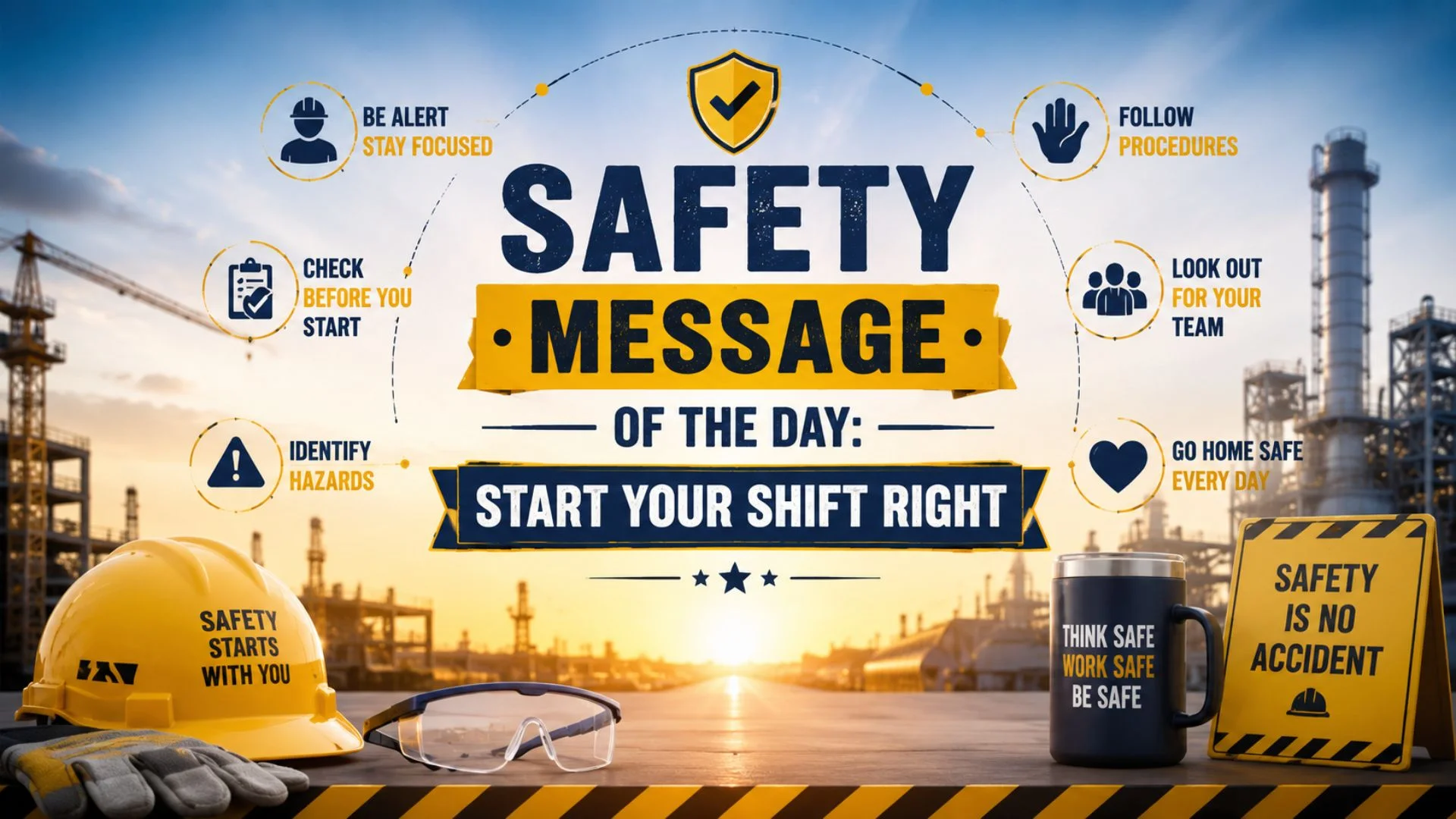Safety Message of the Day Start Your Shift Right