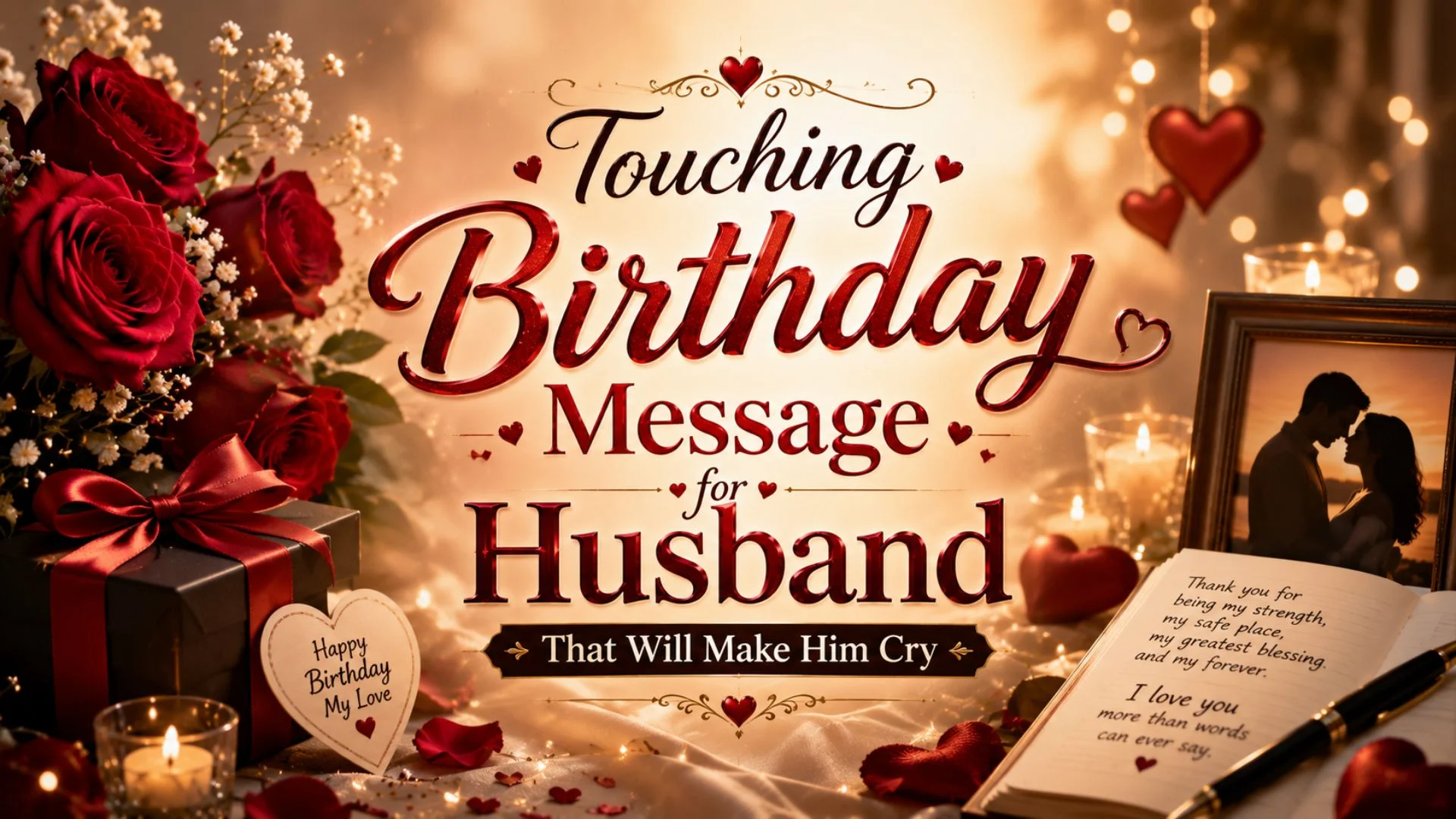 Touching Birthday Message for Husband That Will Make Him Cry