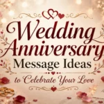 Wedding Anniversary Message Ideas to Celebrate Your Love