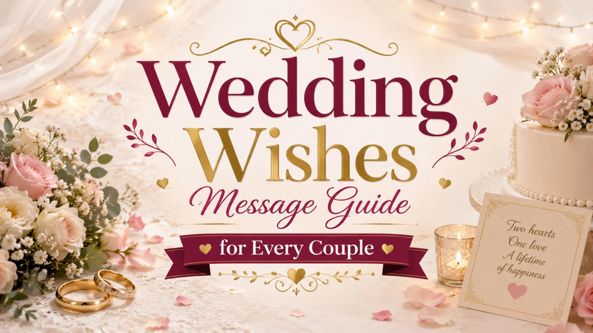 Wedding Wishes Message Guide for Every Couple