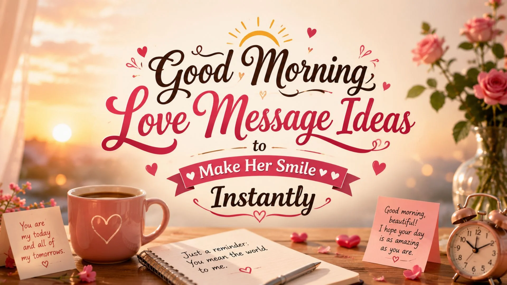 Good Morning Love Message Ideas to Make Her Smile Instantly