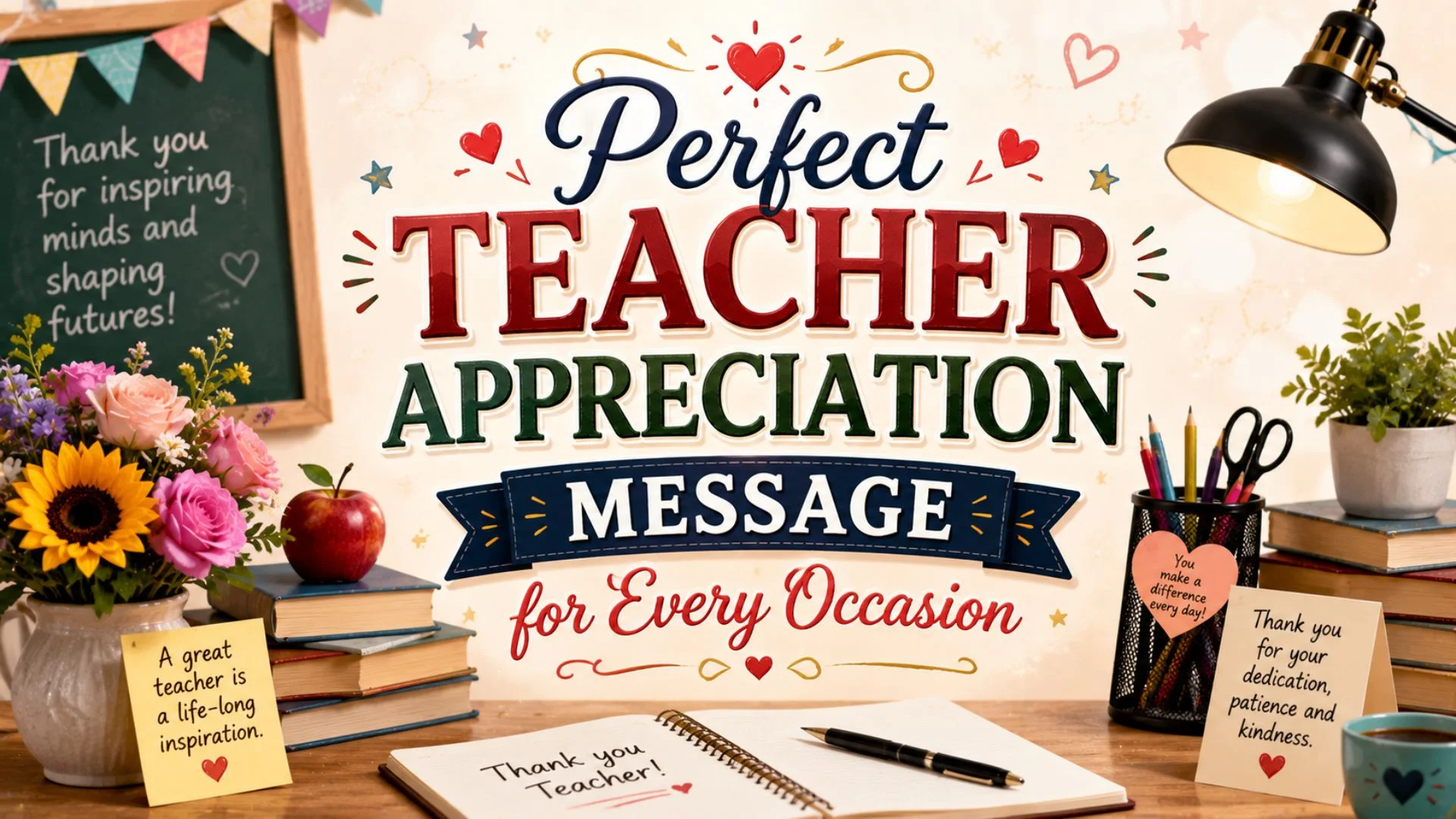 Perfect Teacher Appreciation Message for Every Occasion