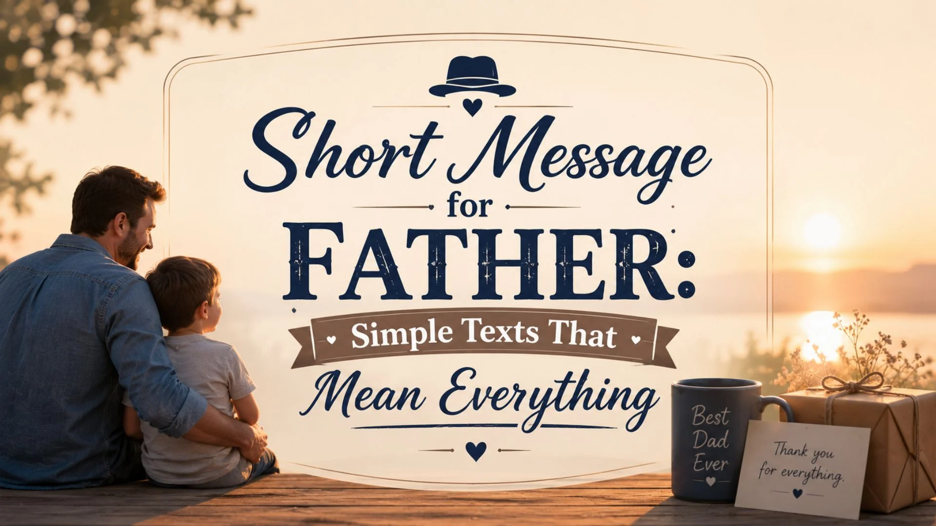 Short Message for Father Simple Texts That Mean Everything
