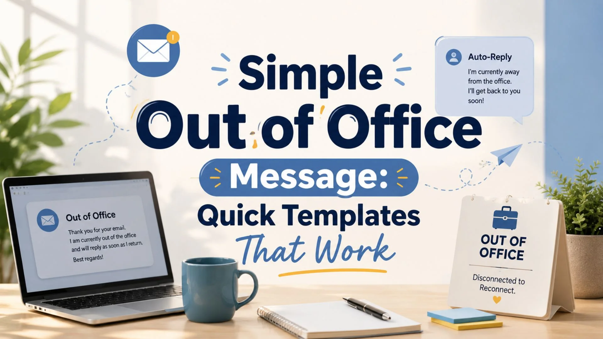 Simple Out of Office Message Quick Templates That Work