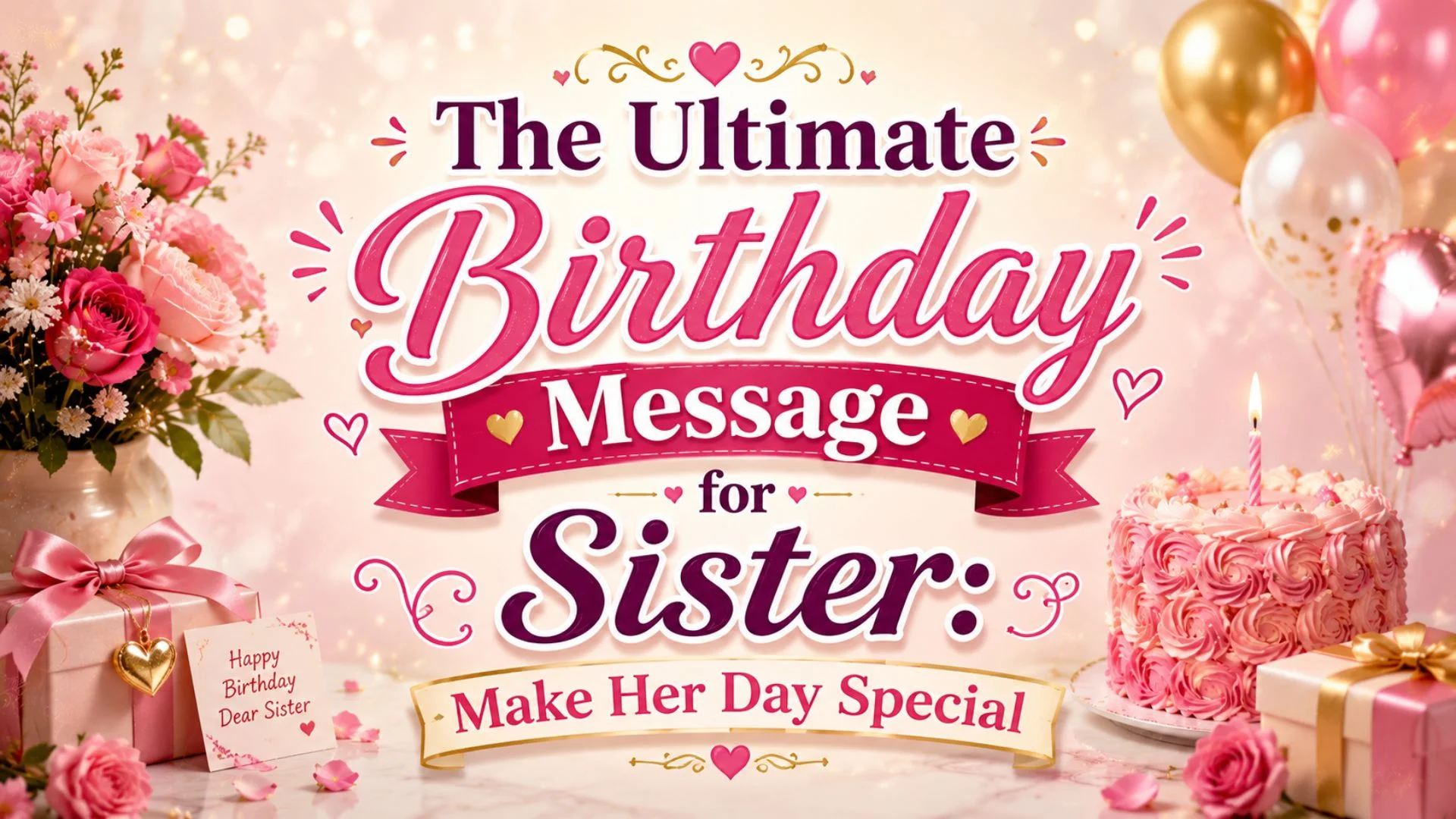 The Ultimate Birthday Message for Sister Make Her Day Special