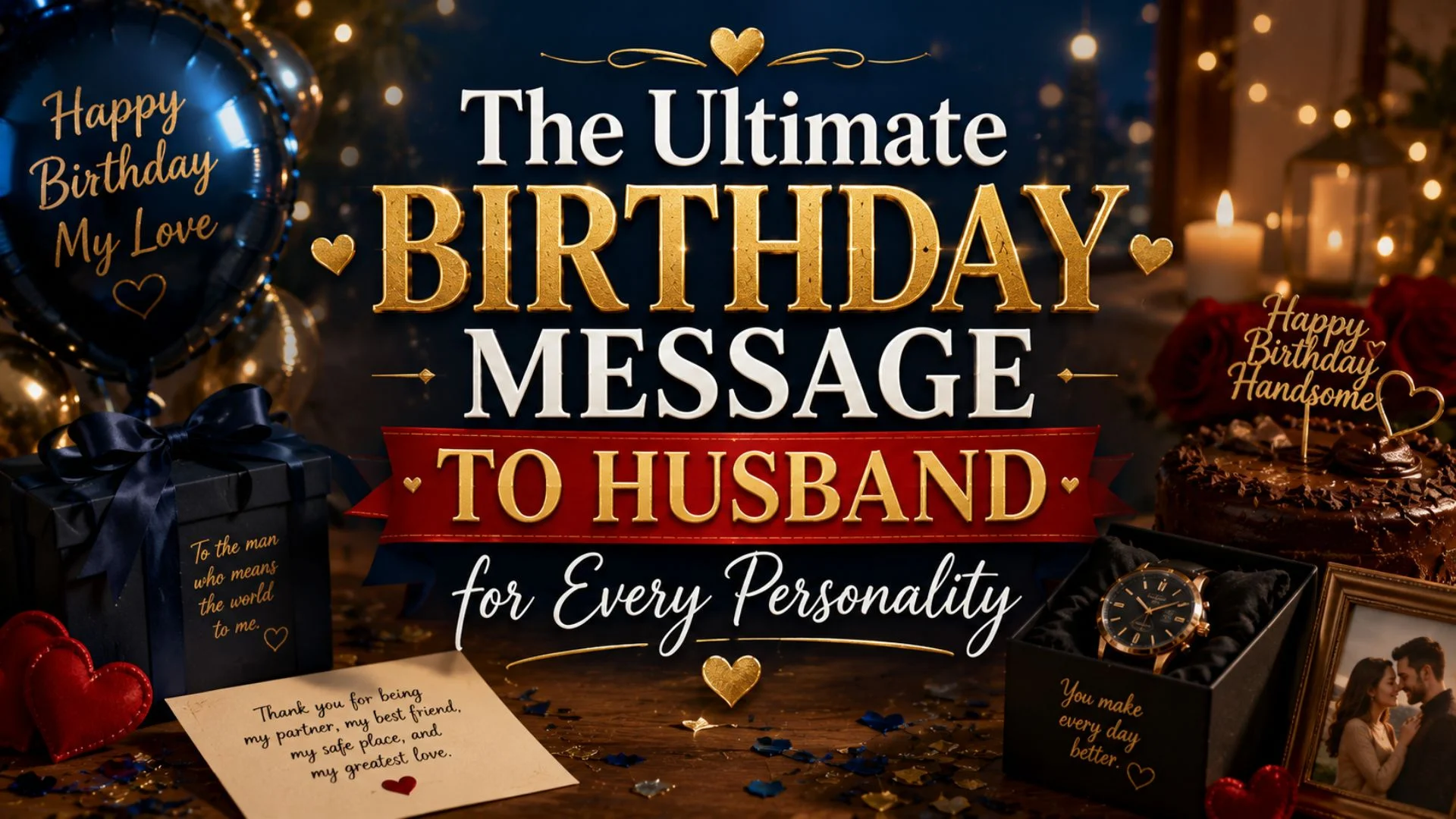 The Ultimate Birthday Message to Husband for Every Personality