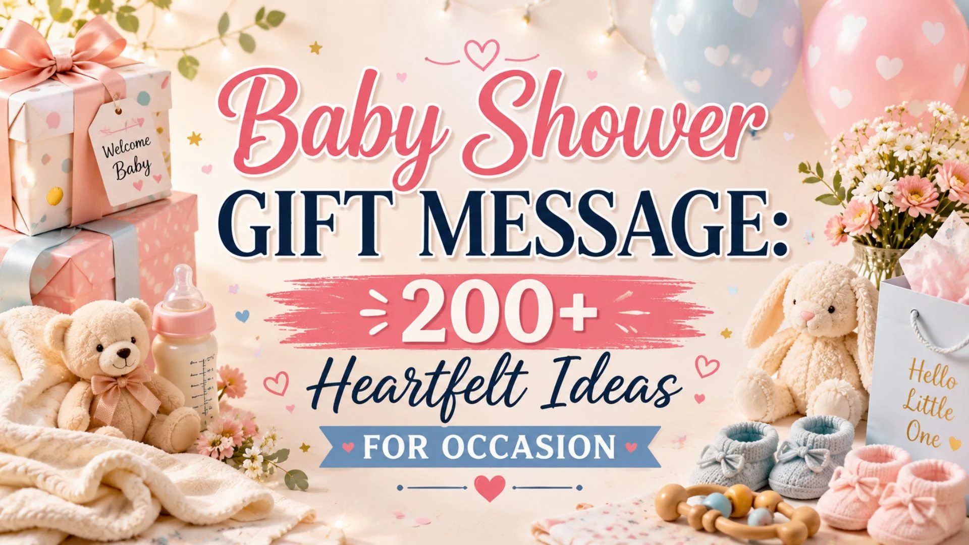 Baby Shower Gift Message 200+ Heartfelt Ideas for Occasion