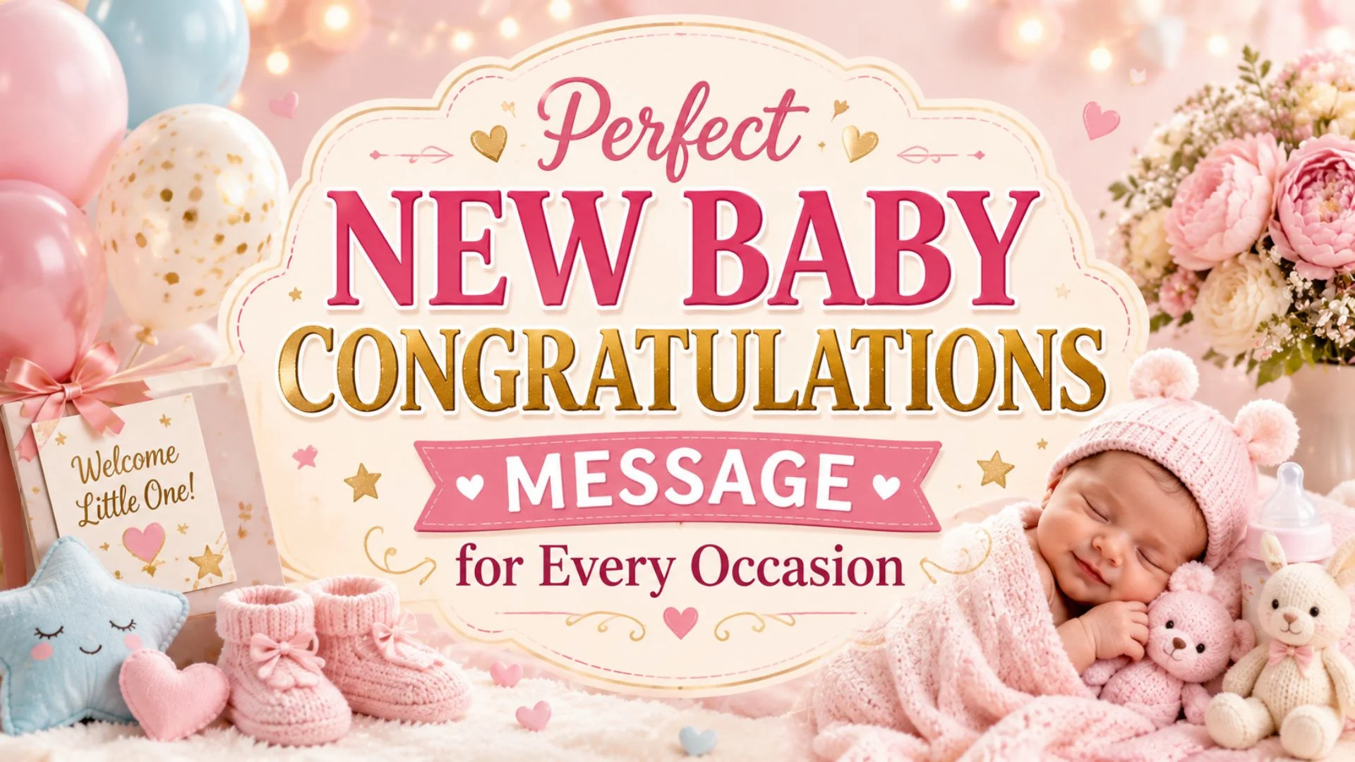 Perfect New Baby Congratulations Message for Every Occasion