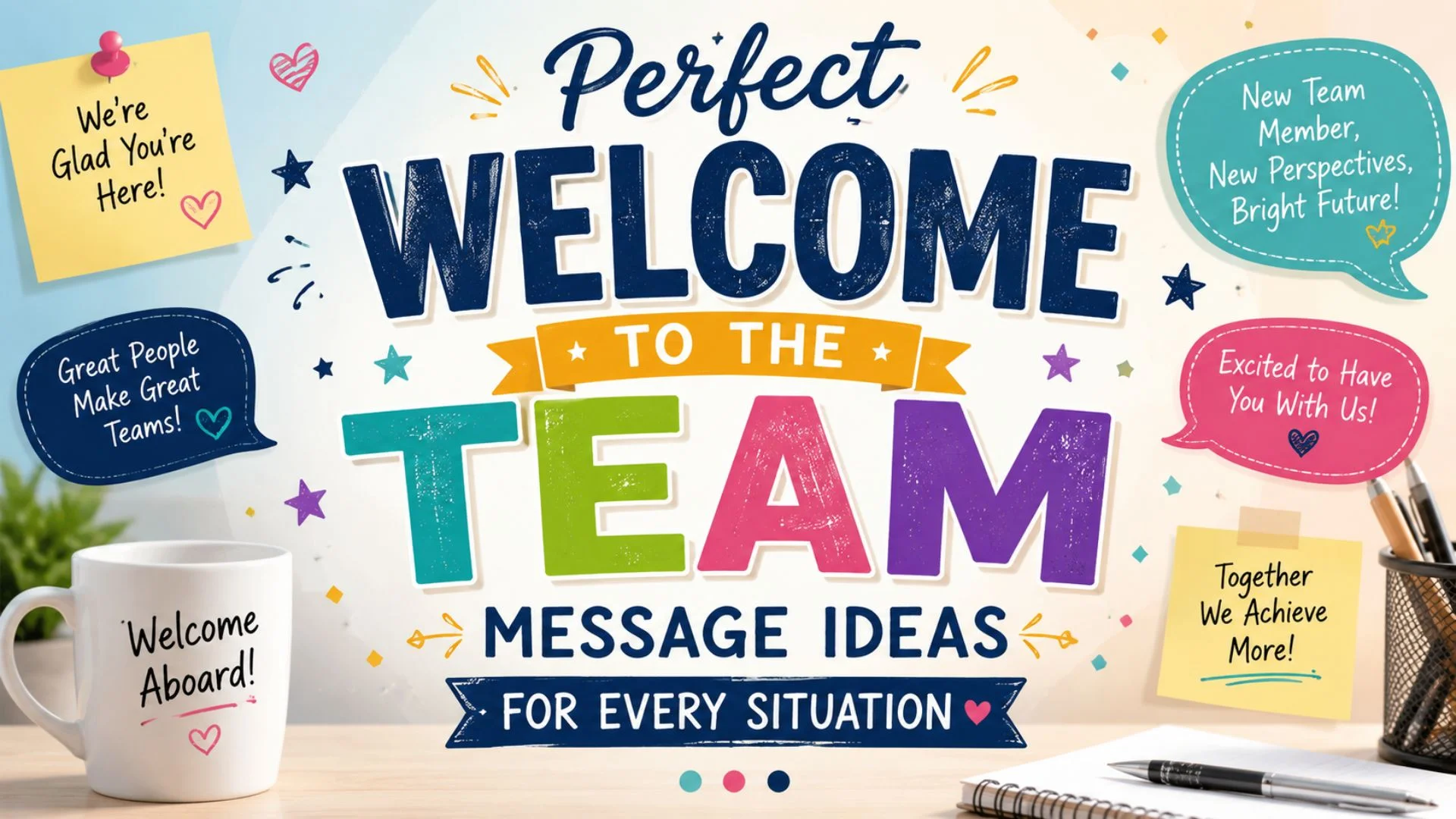 Perfect Welcome to the Team Message Ideas for Every Situation