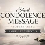 Short Condolence Message Professional A Guide to Sympathy