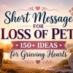Short Message for Loss of Pet 150+ Ideas for Grieving Hearts