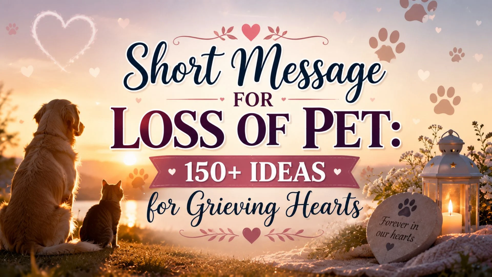 Short Message for Loss of Pet 150+ Ideas for Grieving Hearts