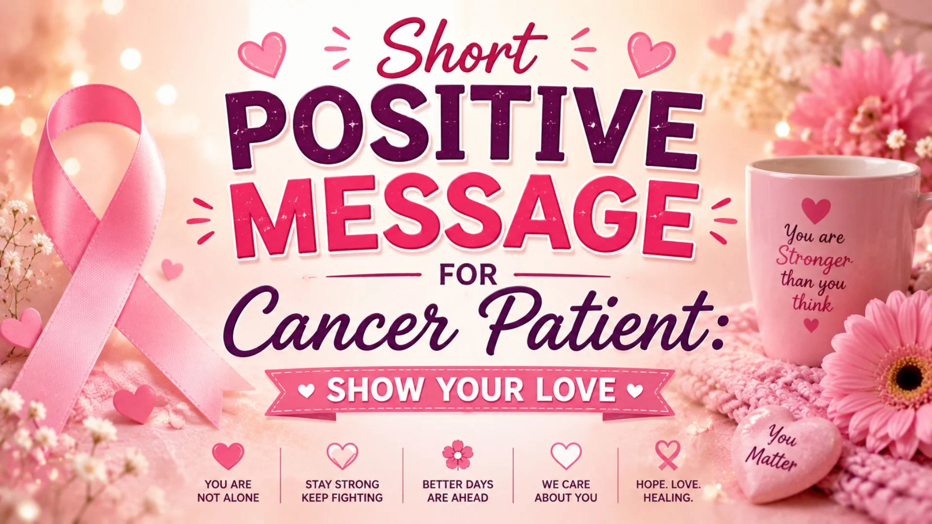 Short Positive Message for Cancer Patient Show Your Love