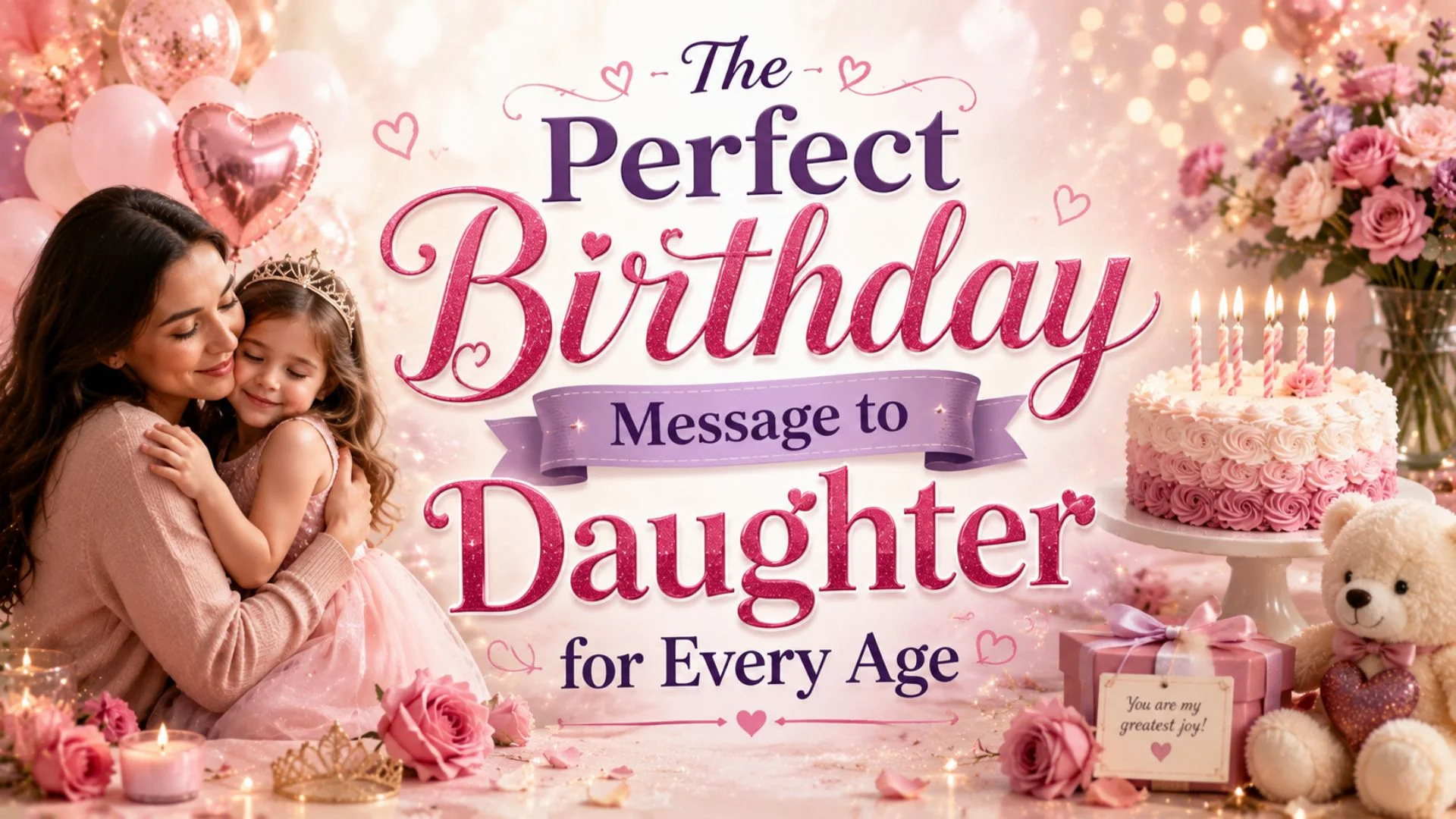 The Perfect Birthday Message to Daughter for Every Age