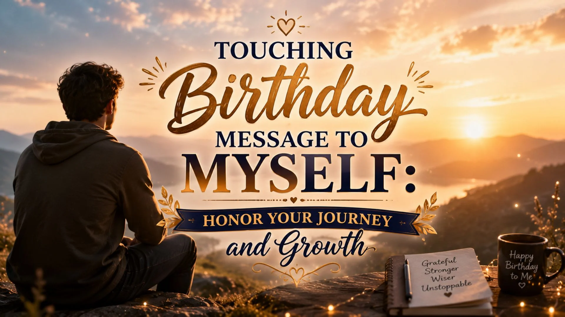 Touching Birthday Message to Myself Honor Your Journey and Growth