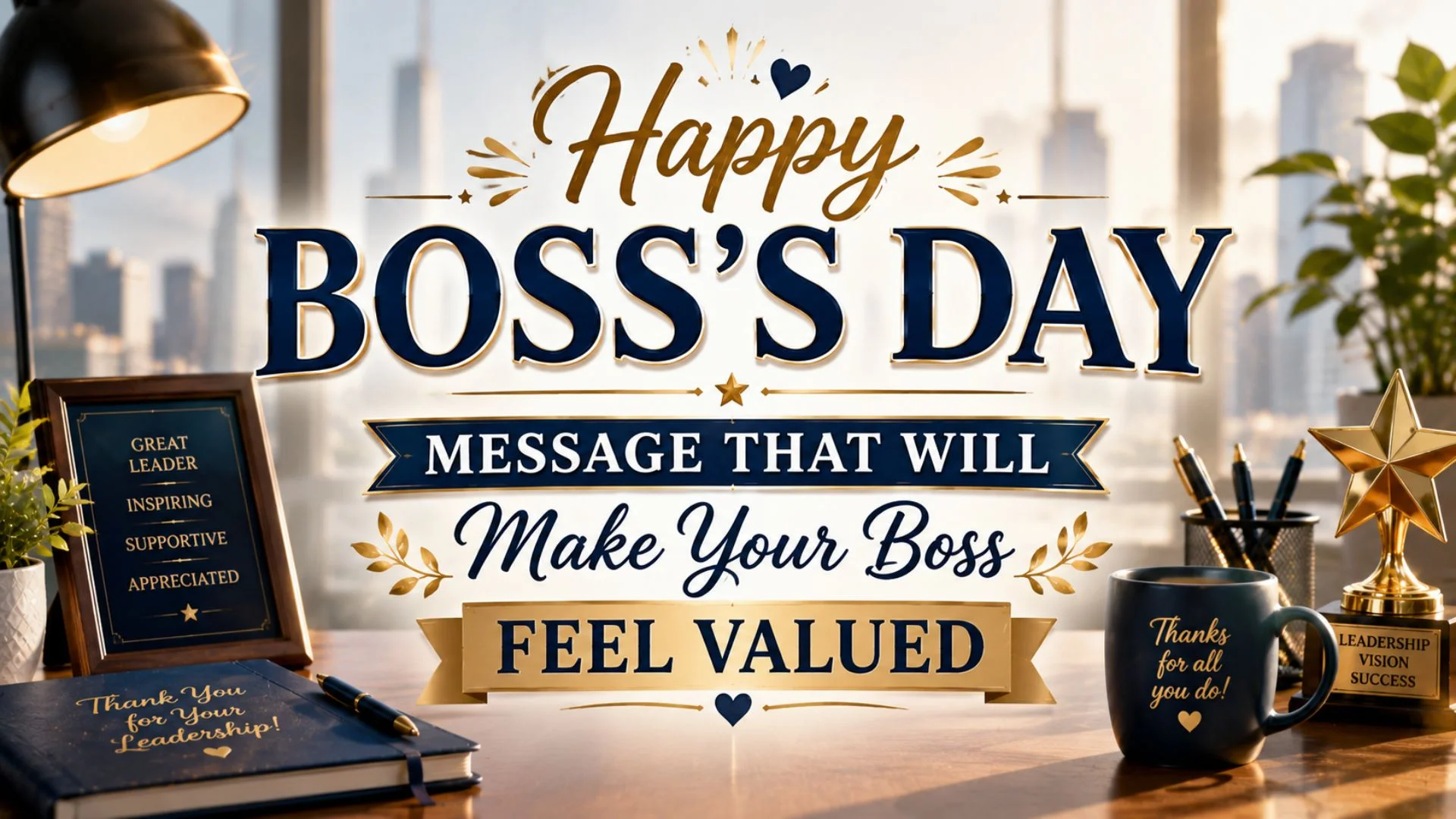 Happy Boss's Day Message That Will Make Your Boss Feel Valued
