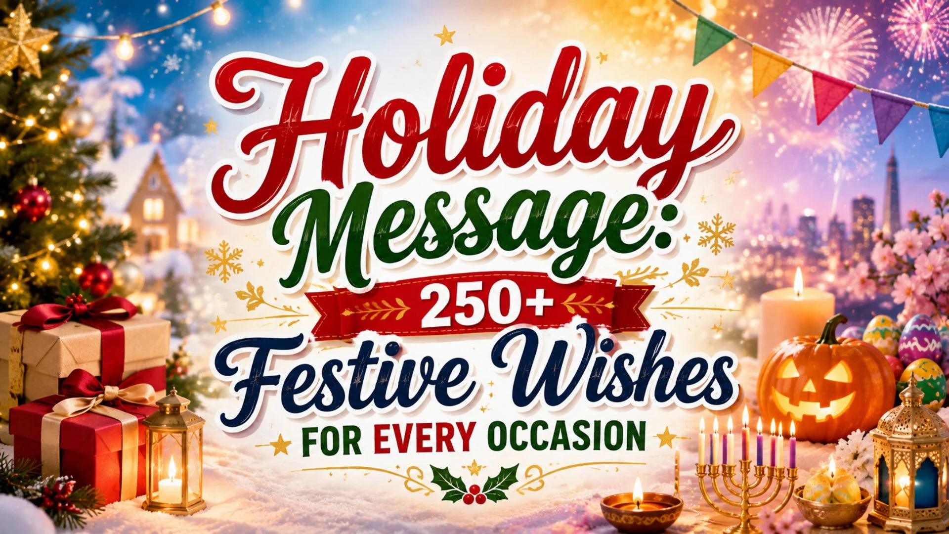 Holiday Message 250+ Festive Wishes for Every Occasion